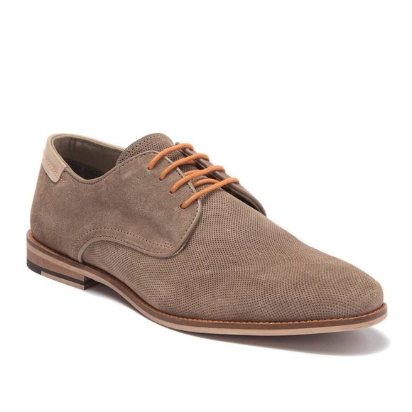 modern fiction Other - MODERN FICTION Perforated Suede Plain Toe Derby